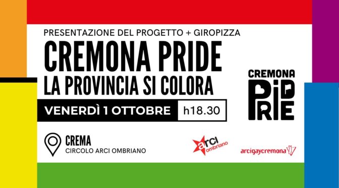 Cremona Pride – La provincia si colora