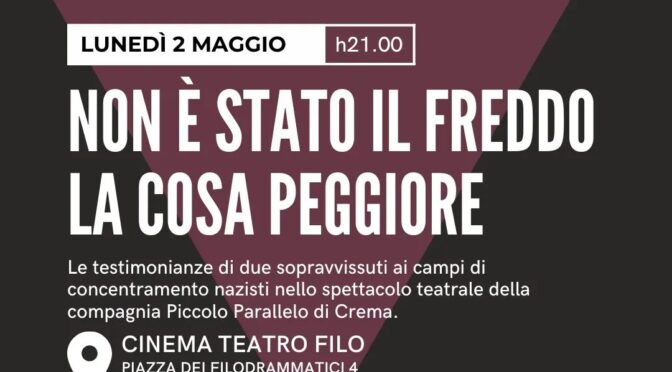 NON È STATO IL FREDDO LA COSA PEGGIORE