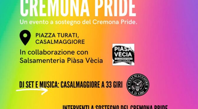 Aspettando il Cremona Pride